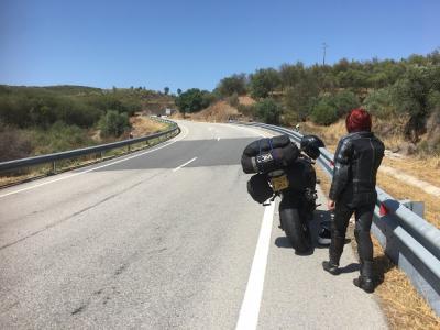 Portugese road - not too shoddy!